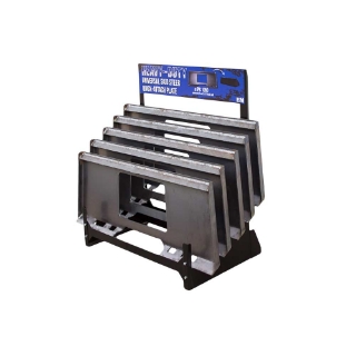 Picture of K&M Mfg Universal Skid Steer Loader Plate Display | 1 Stand | Purchase 5 Plates Separately