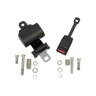 Picture of Uni Pro Retractable Seat Belt Kit | Fits 500 or KAB 515 Seat | Black Nylon