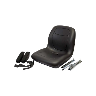 Picture of Uni Pro 125 Bucket Seat Kit | With Slide Rails & Armrests | Black Vinyl