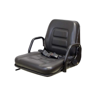 Picture of Uni Pro 134 Seat Top Assembly | With Hip Restraints | Black Vinyl