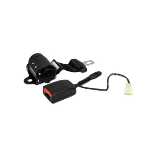 Picture of Uni Pro Universal Retractable Seat Belt Kit | With Switch | Black | 2-In. W x 47-In. L