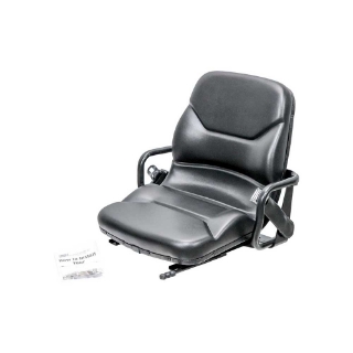 Picture of Uni Pro 171 Bucket Seat | With Hip Restraints & Slide Rails | Black Vinyl