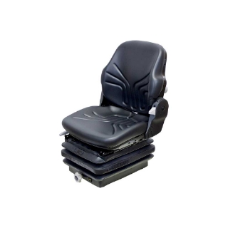 Picture of Grammer | MSG85/721 | Seat & Mechanical Suspension | Seat Belt | Black Vinyl | 8922