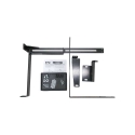 Picture of K&M Mfg Monitor Bracket Kit for John Deere 7R-8R/RT/RX-9R/RT/RX Tractors | Includes Tray | Black