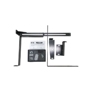 Picture of K&M Mfg Monitor Bracket Kit for John Deere 7R-8R/RT/RX-9R/RT/RX Tractors | Includes Tray | Black