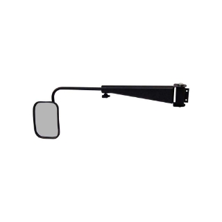 Picture of K&M Mfg Mirror Kit for John Deere Sound-Gard™ Series Tractors | LH or RH | Black Powder Coat