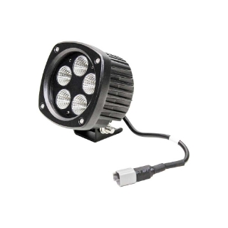 Picture of Tiger Lights Case-Cat-Gehl-Deere-Komatsu-Mustang Semi-Round LED Flood Work Light | 4.5-In.