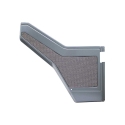 Picture of K&M Mfg Door Panel for Case IH 71-89 Series Magnum Tractors | Left-Hand | Gray/Black Cloth