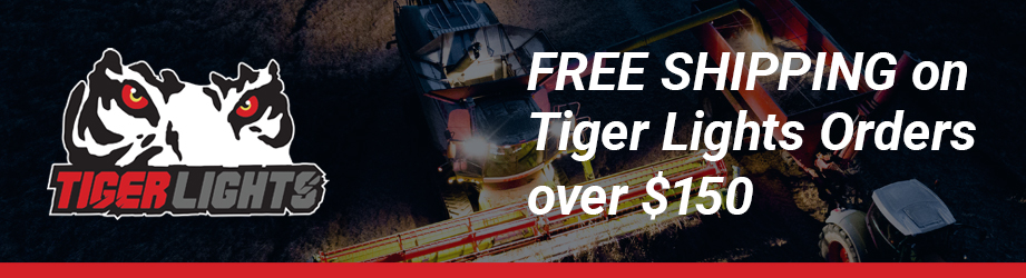 Free Shipping on all Tiger Lights orders over $150