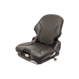 Picture of Uni Pro 136 Air Suspension Seat | 12-Volt | With Seat Belt | Black Vinyl