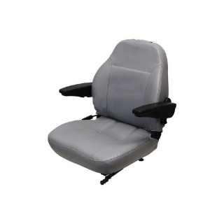 Picture of Uni Pro 441 Seat Top Assembly | With Armrests | Gray Vinyl