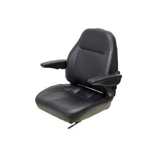 Picture of Uni Pro 441 Seat Top Assembly | With Armrests | Black Vinyl