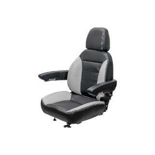 Picture of Uni Pro 445 Seat Top Assembly | Black/Gray Vinyl