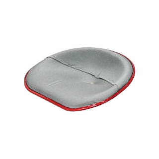 Picture of Uni Pro International Harvester HM Pan Seat | 4-Bolt Mount Pattern & Brass Ring | Silver Canvas