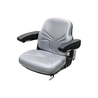 Picture of Uni Pro 731 Seat Top Assembly | With Armrests | Gray Vinyl