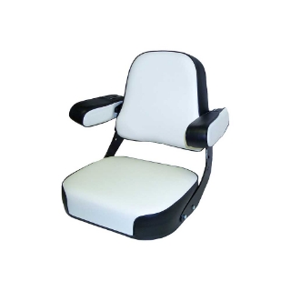 Picture of Uni Pro International Harvester 56 Seat Assembly | Black & White Vinyl