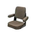 Picture of Uni Pro John Deere 200 Comfort Classic Seat Top Assembly | Brown Fabric