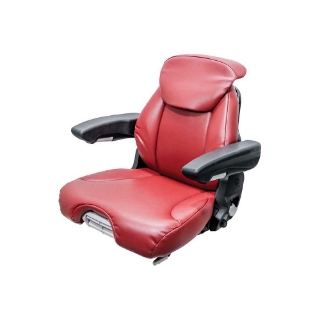 Picture of Grammer | 741 | Seat Top | Integrated Swivel | OPS | Red Leatherette Vinyl | 8854