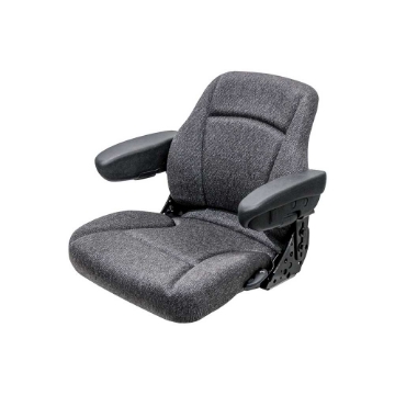 Show details for Uni Pro 1001 Seat Top Assembly | Charcoal Gray Fabric Picture of Uni Pro 1001 Seat Top Assembly | Charcoal Gray Fabric