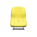 Picture of Uni Pro 125 Bucket Seat Kit | With Hinge Bracket for John Deere Mowers | Yellow Vinyl