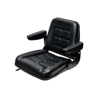 Picture of Uni Pro 142 Seat Top Assembly | With Armrests | Black Vinyl