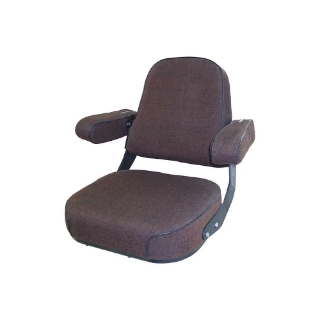 Picture of Uni Pro John Deere 4240 Super Deluxe Seat Top Assembly | Brown Fabric