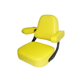 Picture of Uni Pro John Deere 4240 Super Deluxe Seat Top Assembly | Yellow Vinyl