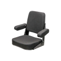 Picture of Uni Pro Allis Chalmers Tractor & Bobcat/Case Comfort Classic Seat Assembly | Black Fabric