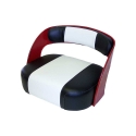 Picture of Uni Pro International Harvester 340 Deluxe Utility Seat Assembly | Orig. | Pleated Black & White Vin