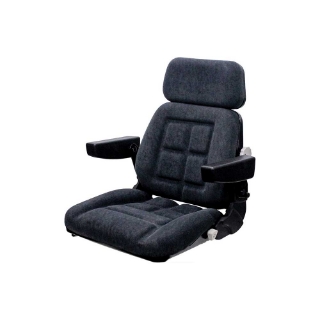 Picture of Uni Pro Case IH 71-89/9100-9300 600 Seat Top Assembly Kit | Original Swivel | Gray Fabric