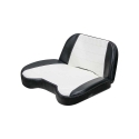Picture of Uni Pro Allis Chalmers D17 Seat Top Assembly | Original Pattern | Pleated Black & White Vinyl