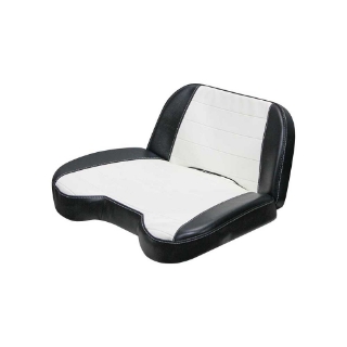 Picture of Uni Pro Allis Chalmers D17 Seat Top Assembly | Original Pattern | Pleated Black & White Vinyl
