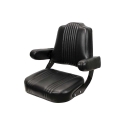 Picture of Uni Pro International Harvester 56/66 Original Seat Assembly | Pleated Black Vinyl