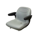 Picture of Uni Pro 125 Bucket Seat Kit | With Slide Rails & Armrests | Gray Vinyl