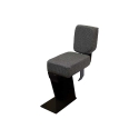 Picture of Uni Pro Instructional Buddy Seat for Case IH 71-72-89 Series Magnum Tractors | Black/Gray Fabric