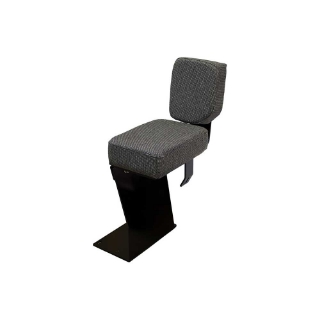 Picture of Uni Pro Instructional Buddy Seat for Case IH 71-72-89 Series Magnum Tractors | Black/Gray Fabric