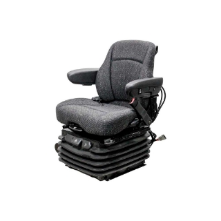 Picture of Uni Pro 1300 Air Suspension Seat | 12-Volt | With Air Expansion Tank | Gray Fabric