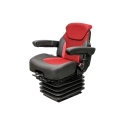 Picture of Uni Pro 1007 Air Suspension Seat | 12-Volt | Red/Black Fabric