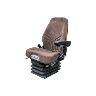 Picture of Uni Pro John Deere Combine Air Suspension Seat | AH227974-AXE48239 | Brown Fabric