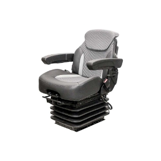 Picture of Uni Pro 1007 Air Suspension Seat | 12-Volt | Gray/Black Fabric