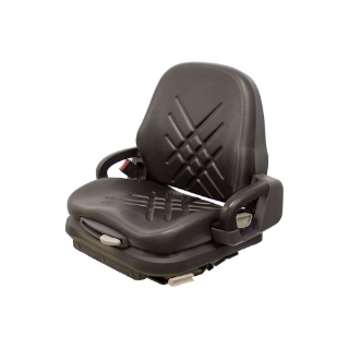 Picture of Uni Pro Universal Forklift Mechanical Suspension Seat | Black Vinyl