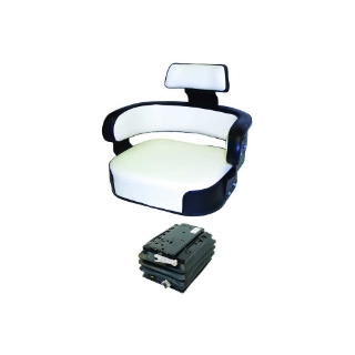 Picture of Uni Pro International Harvester 06-66 Series 806/MSG83 Mechanical Seat Kit | Black/White Vinyl