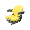 Picture of Uni Pro 136 Mechanical Suspension Seat | With Armrests & Seat Belt | Yellow Vinyl