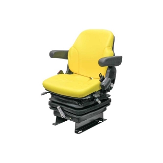 Picture of Grammer | MSG85/721 | Seat & Mechanical Suspension | Swivel | OPS | Yellow Vinyl | 8722