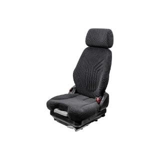 Picture of Grammer | MSG65/532 | Seat & Mechanical Suspension | Seat Belt | Black/Gray Matrix Fabric | 8768