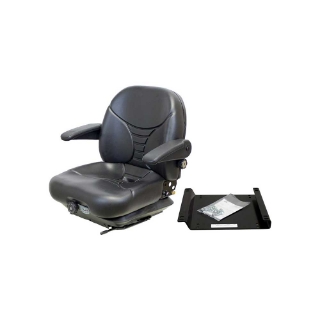 Picture of Uni Pro Kubota M Series 242 Mechanical Suspension Seat Kit | Original Vanguard | Black Vinyl