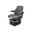 Picture of Uni Pro Case IH 9100/Steiger Series 1057 Air Suspension Seat Kit | Black/Gray Fabric