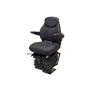 Picture of Uni Pro Case 580 Series Backhoe 441 Mechancial Susp. Seat Kit | With Armrests | Black Fabric