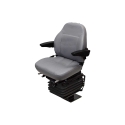 Picture of Uni Pro Case 580 Series Backhoe 441 Mechancial Susp. Seat Kit | With Armrests | Gray Vinyl