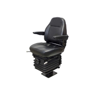 Picture of Uni Pro Deere 310 Series Backhoe 441 Mechancial Susp. Seat Kit | With Armrests | Black Vinyl